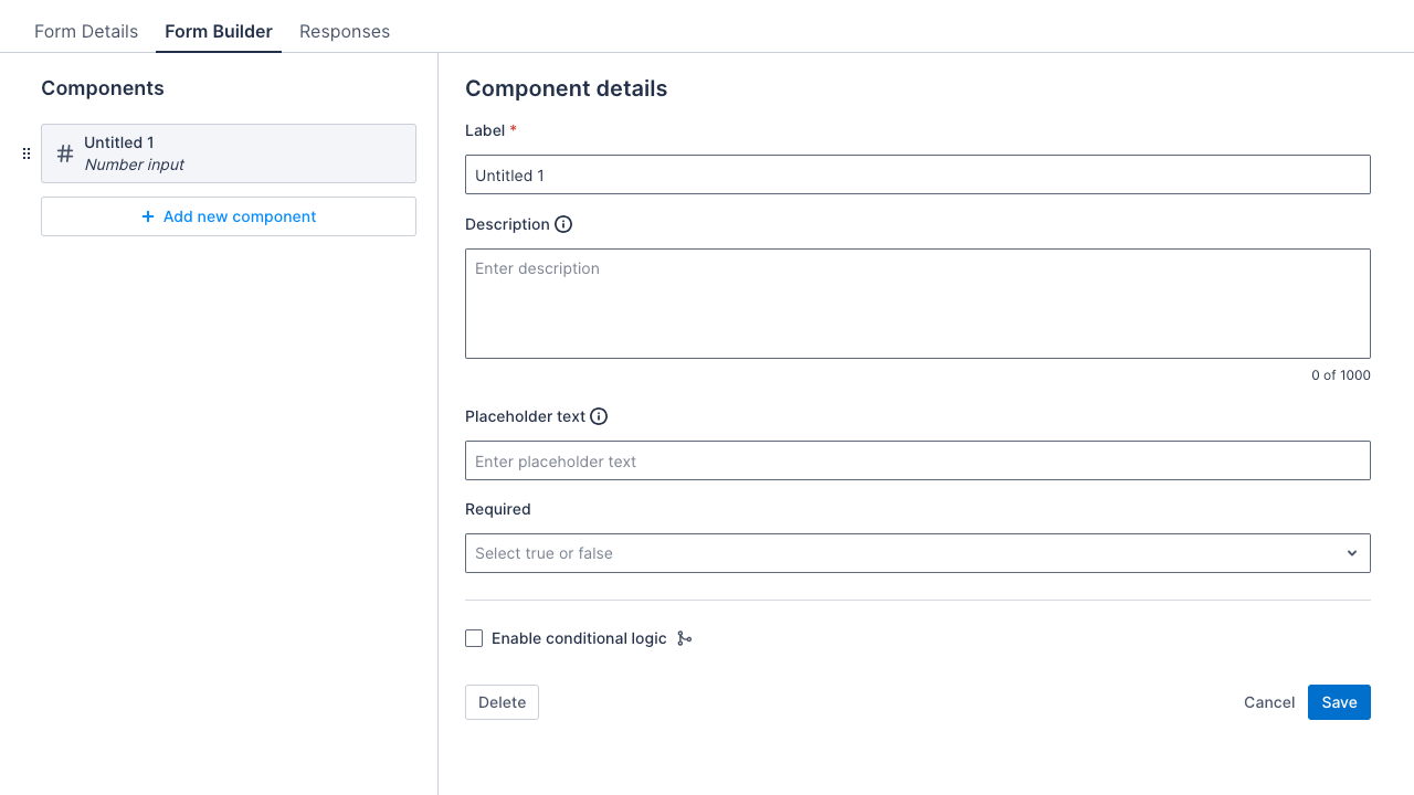 Read-only component